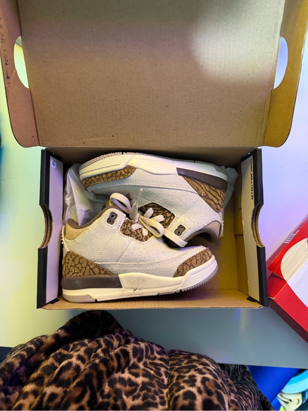 Kids White and Brown Jordan’s